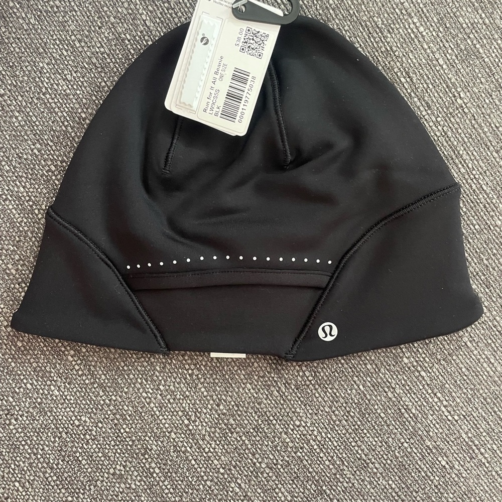 Lululemon Black Beanie